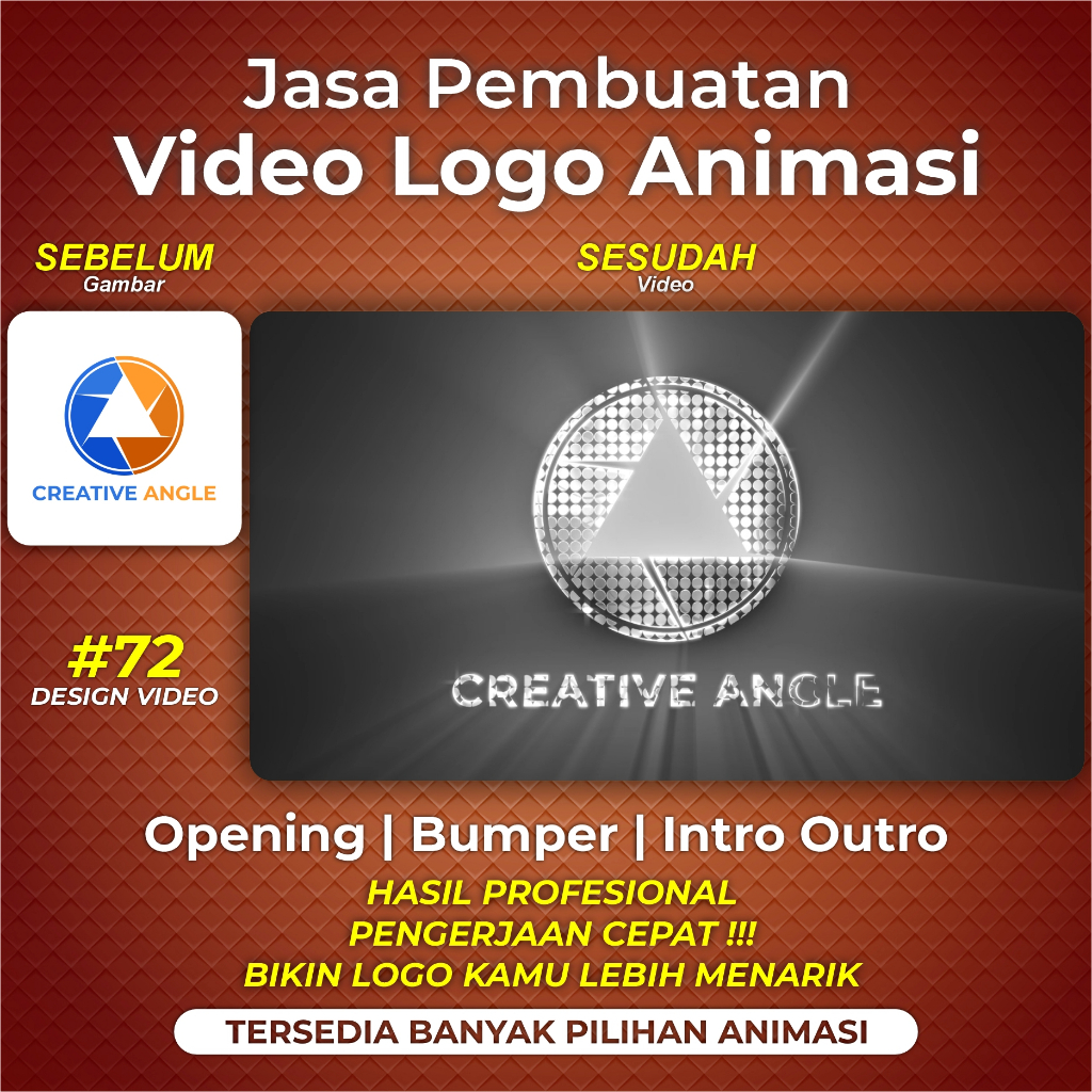 Jasa Pembuatan Animasi 3D Logo Opening Bumper Intro Outro