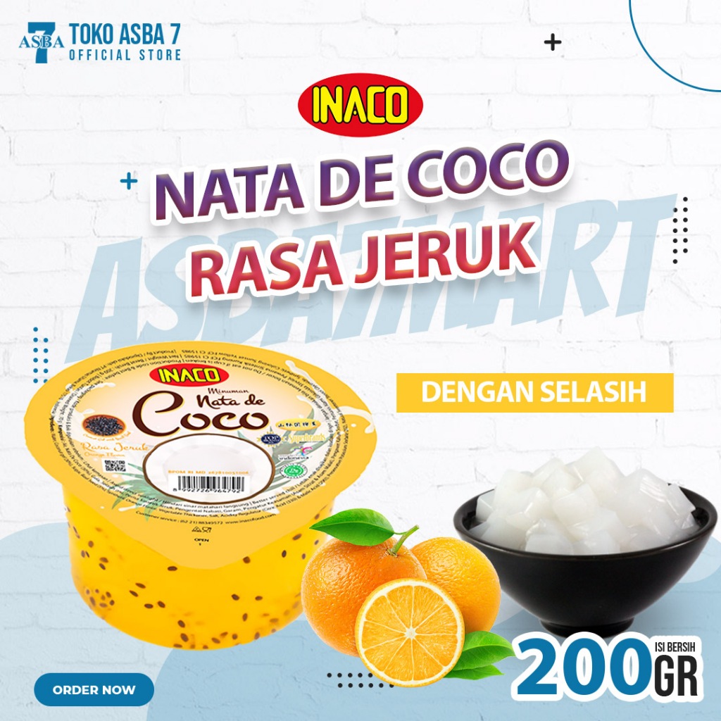 

INACO NATA DE COCO RASA JERUK SELASIH 200G