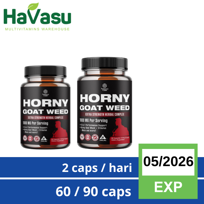 Natures Craft Horny Goat Weed Maca Root Stamina Libido Booster