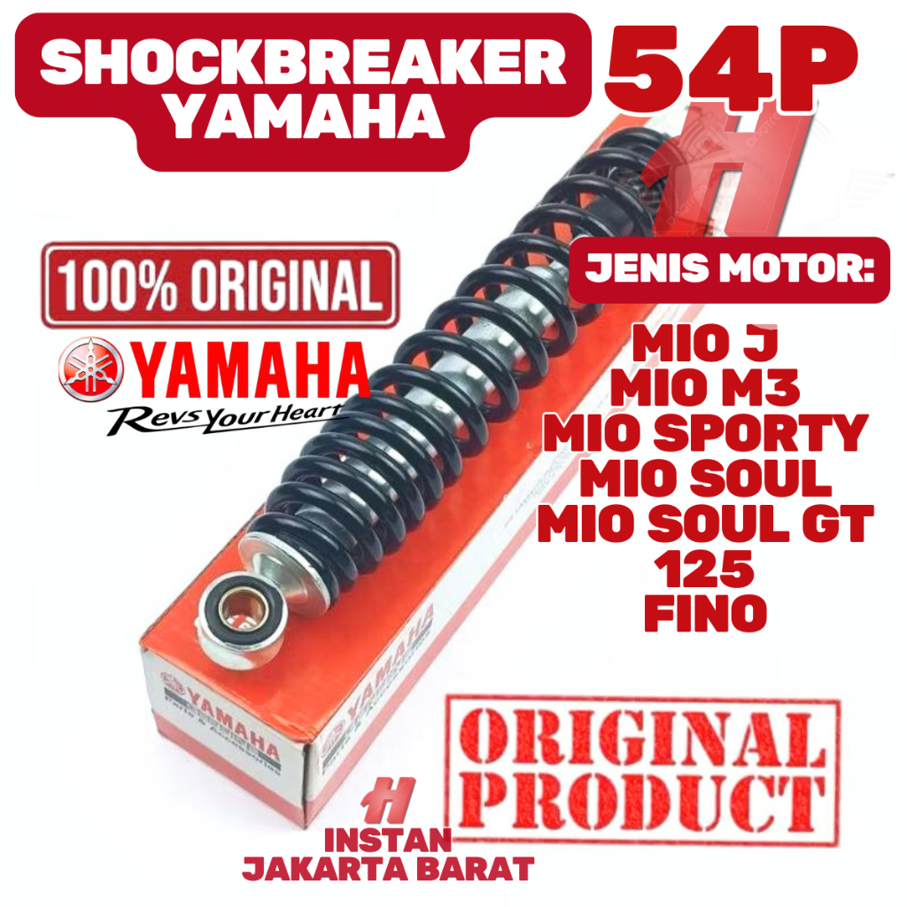 ORIGINAL GRANSI SHOCKBREAKER BELAKANG YAMHA KODE 54P SHOCK ORI YGP MIO J MIO SOUL GT 125 MIO SOUL