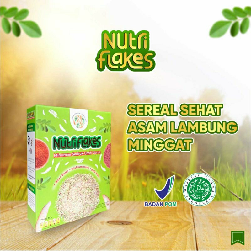 

Nutriflakes - Sereal sehat untuk atasi asam lambung