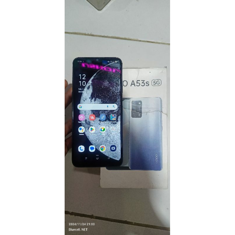 OPPO A53s 5G bekas fullset tanpa charger ori