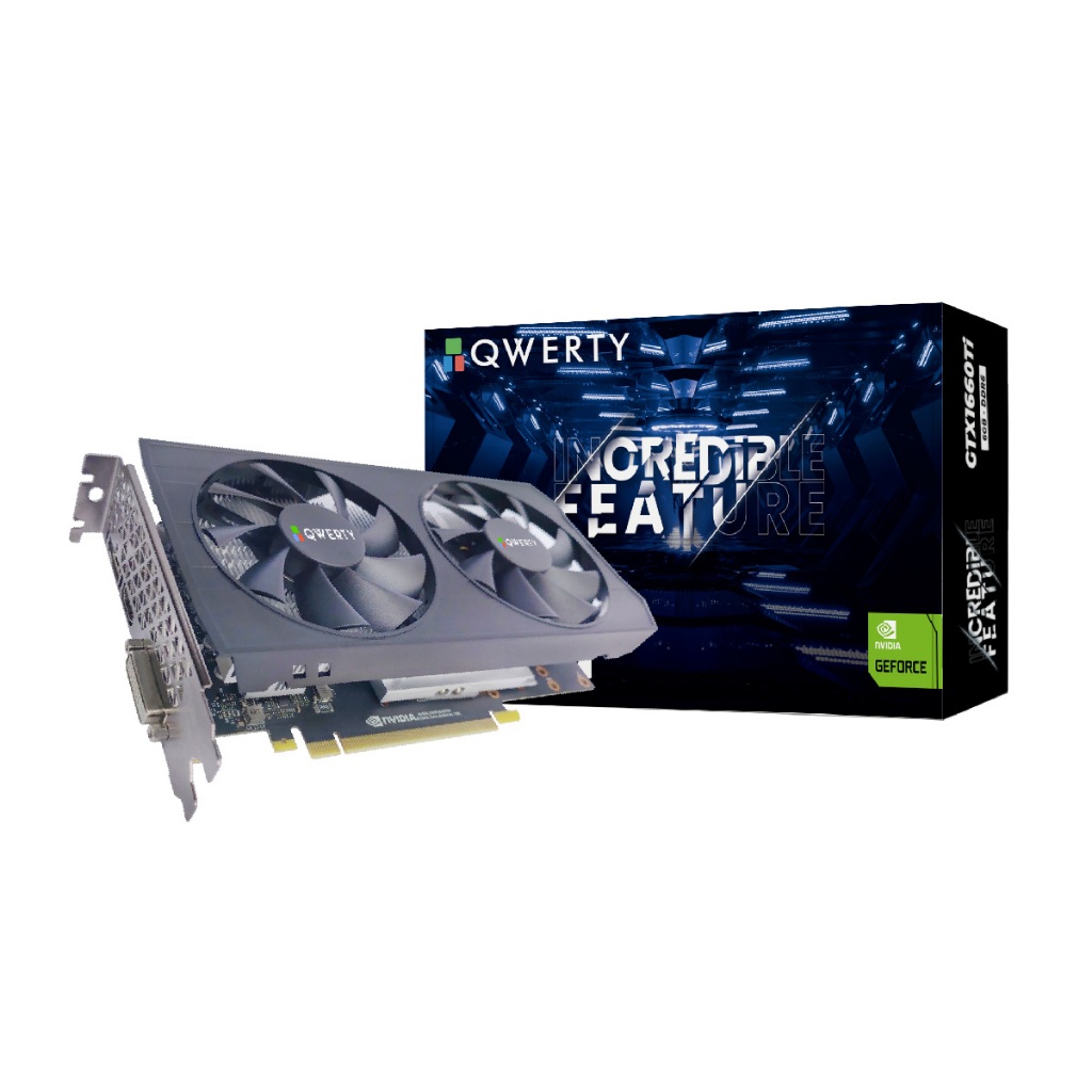 QWERTY VGA GTX1660TI 6GB DDR6 192BIT GEFORCE NVIDIA