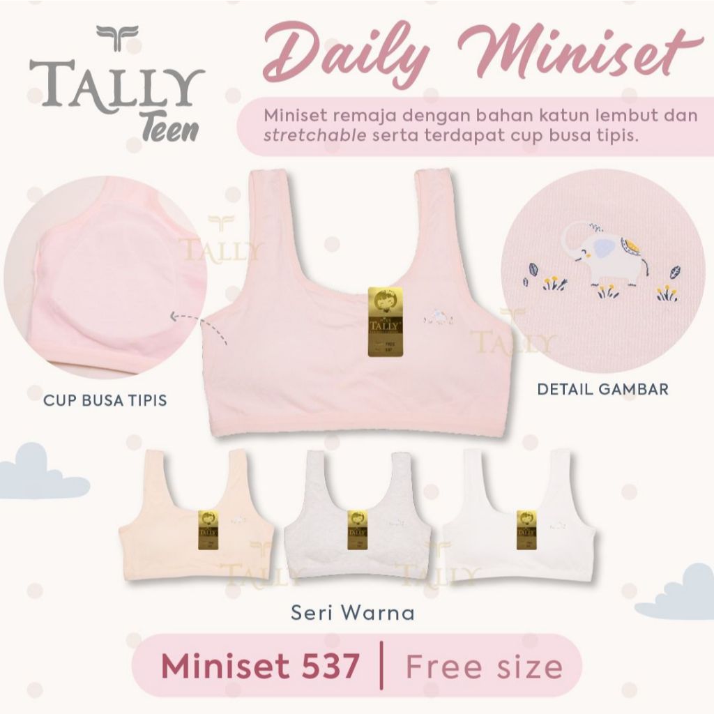 Tally 537 Miniset Remaja Motif Gajah