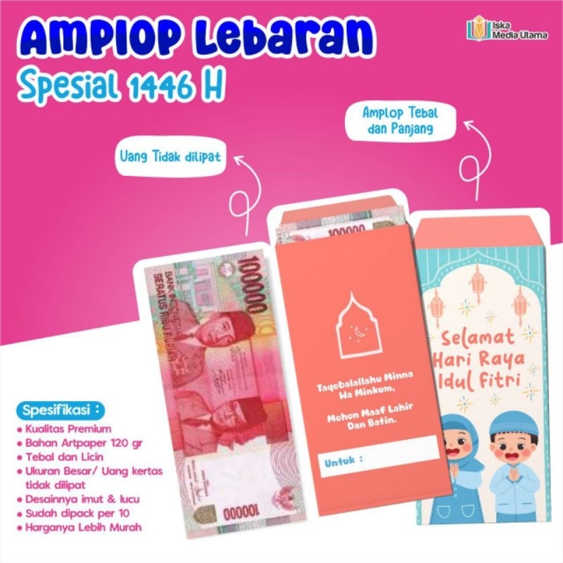 

Amplop Leabaran Isi 50 Pcs Lingkar Media