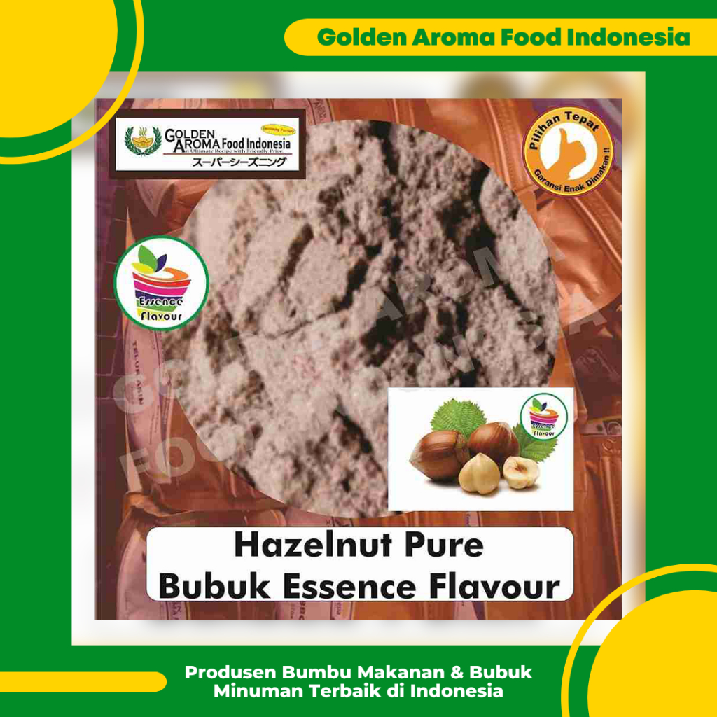 

Bubuk Hazelnut Pure Efe 1/2kg Essen Flavor Ekstrak Hazelnut Murni 500 Gram Tanpa Gula Flavour Essence Flavour Extract GAFI Esen Buat Makanan dan Minuman Roti Kue Bolu Wangi Terbaik yang Bagus Bandung Jakarta Surabaya Review Suwir Nasi Bejek Umpan Pelet