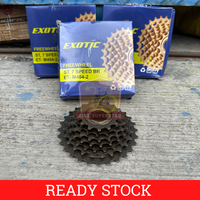 Freewheel Gear Gir Susun Belakang Sepeda 7 Speed Drat Ulir Exotic MTB Federal Lipat Balap