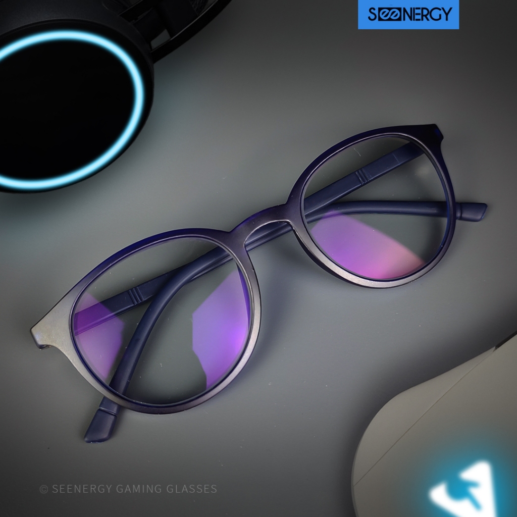 SEENERGY Kacamata Gaming | Irish Blue