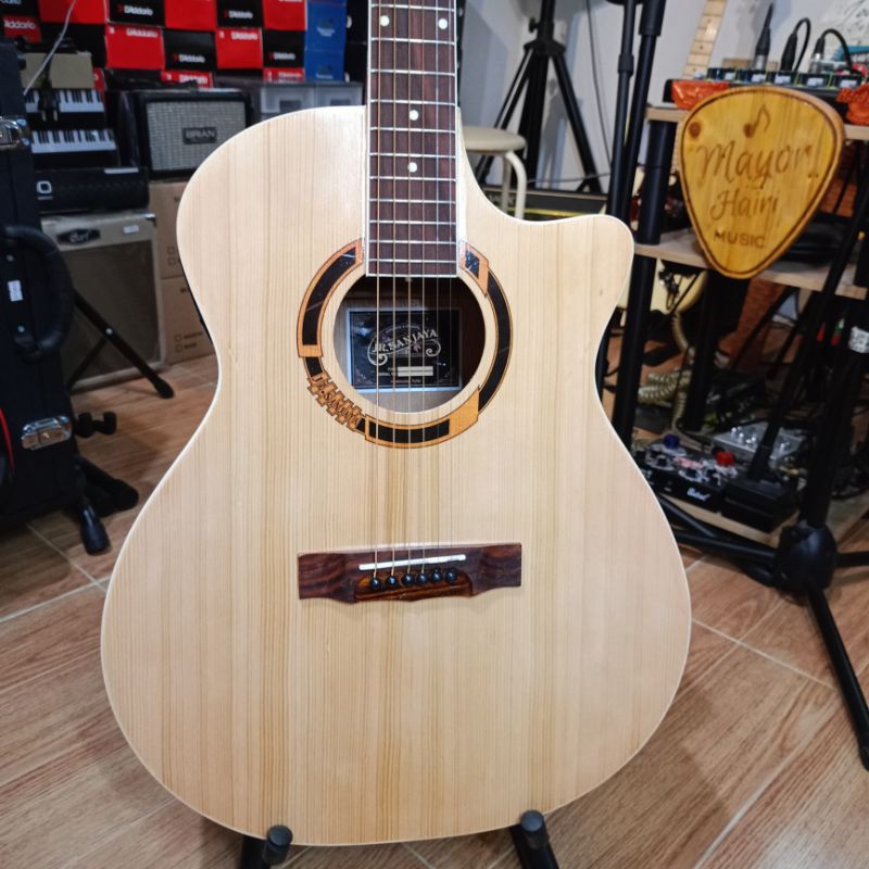 Gitar akustik elektrik JR Sanjaya EQ/Preamp LC5 Original