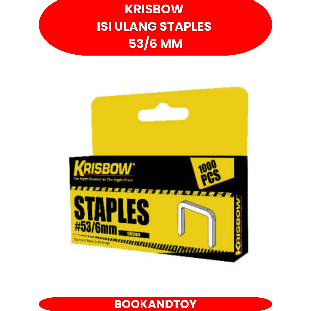

Krisbow Isi Ulang Staples 53/6 Mm