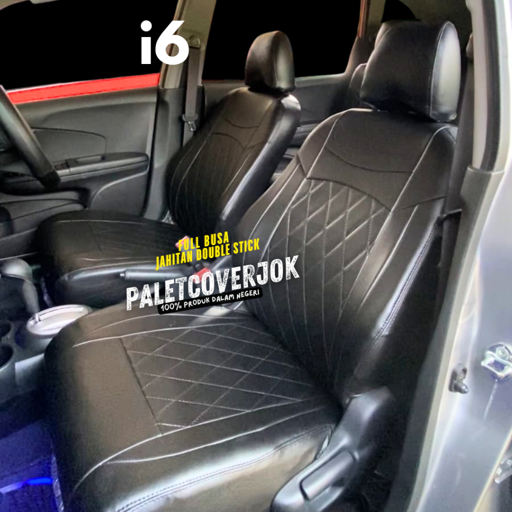 SARUNG JOK MOBIL BRIO RS LAMA BAHAN MBTECH 2 BARIS HIGH QUALITY DAN DESAIN ELEGAN