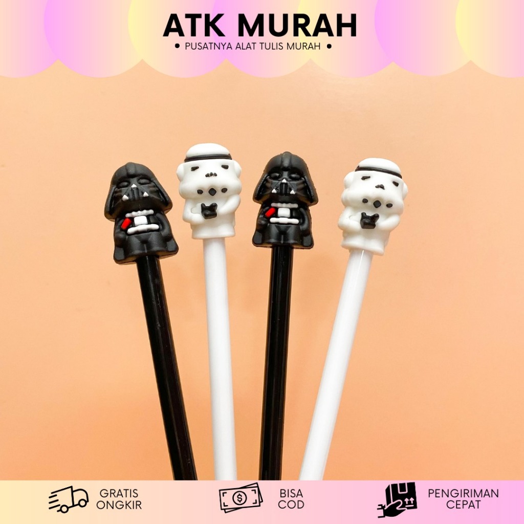 

PEN PENA GEL EDISI STAR WARS darth vader PGK-1628 PULPEN ALAT TULIS IMUT KADO UNIK KOREA AESTHETIC COD