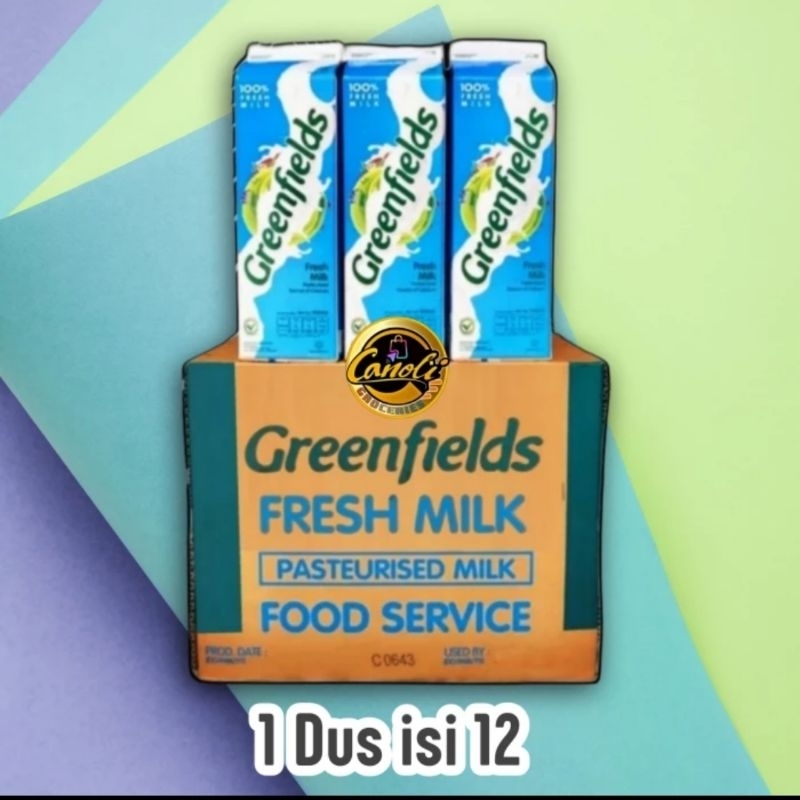 

Greenfields Fresh Milk 1 liter 1 Dus Isi 12 / Greenfields Fresh milk 1000 ml