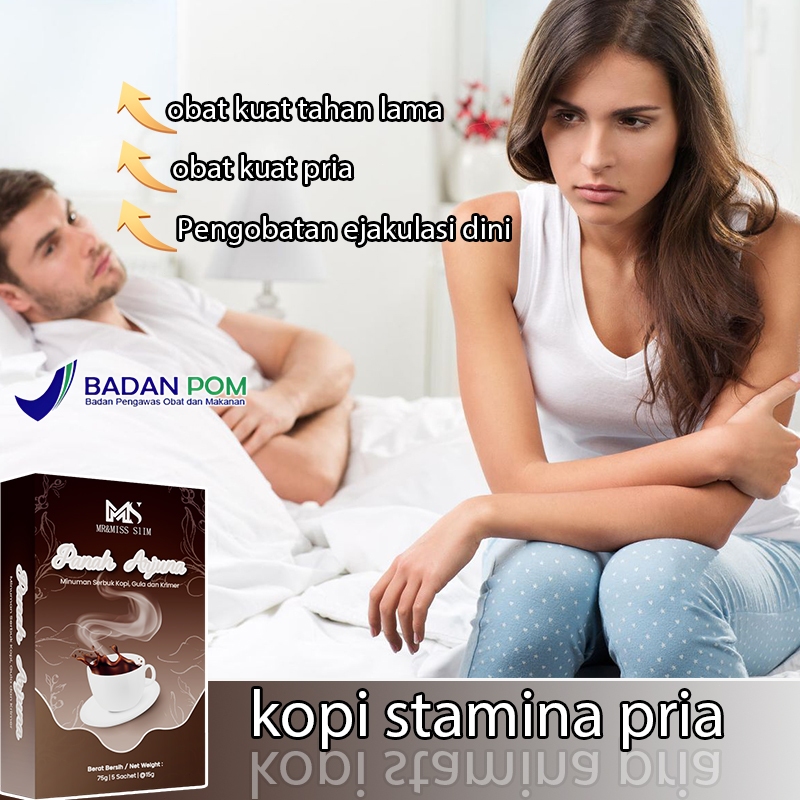 Obat kuat tahan lama kopi stamina pria pembesar mister p obat pembesar penis 5 tas/1 kotak Pembesar 