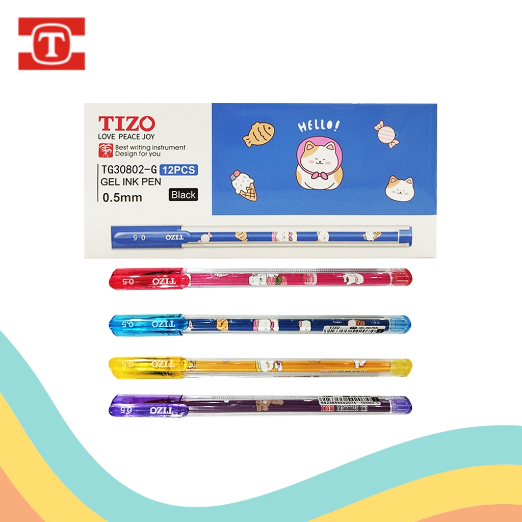 

GEL PEN TIZO TG 30802 (12 PCS)