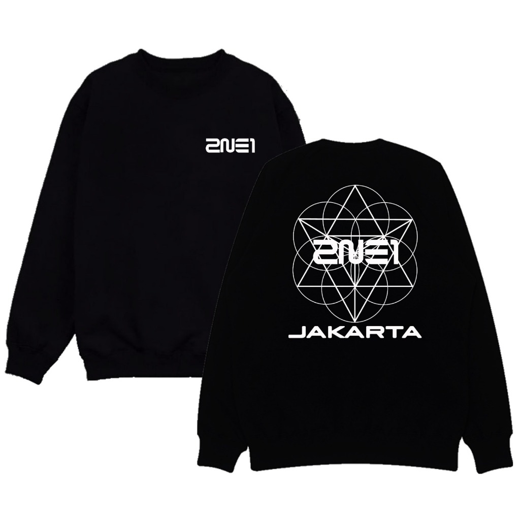 Jaket 2NE1 Combeck Sablon Depan Belakang tulisan Jakarta DTF Print