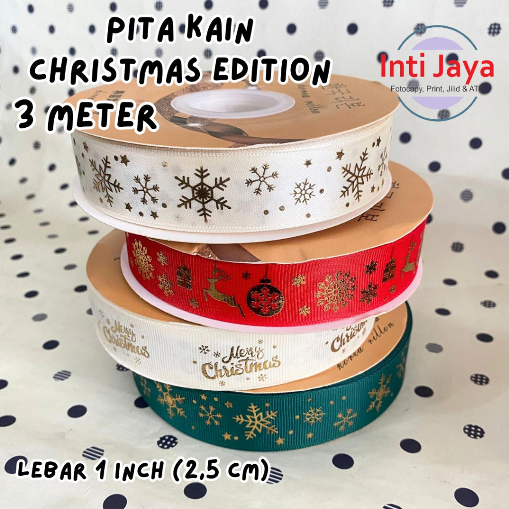 

Pita Kain Christmas Edition per 3 meter