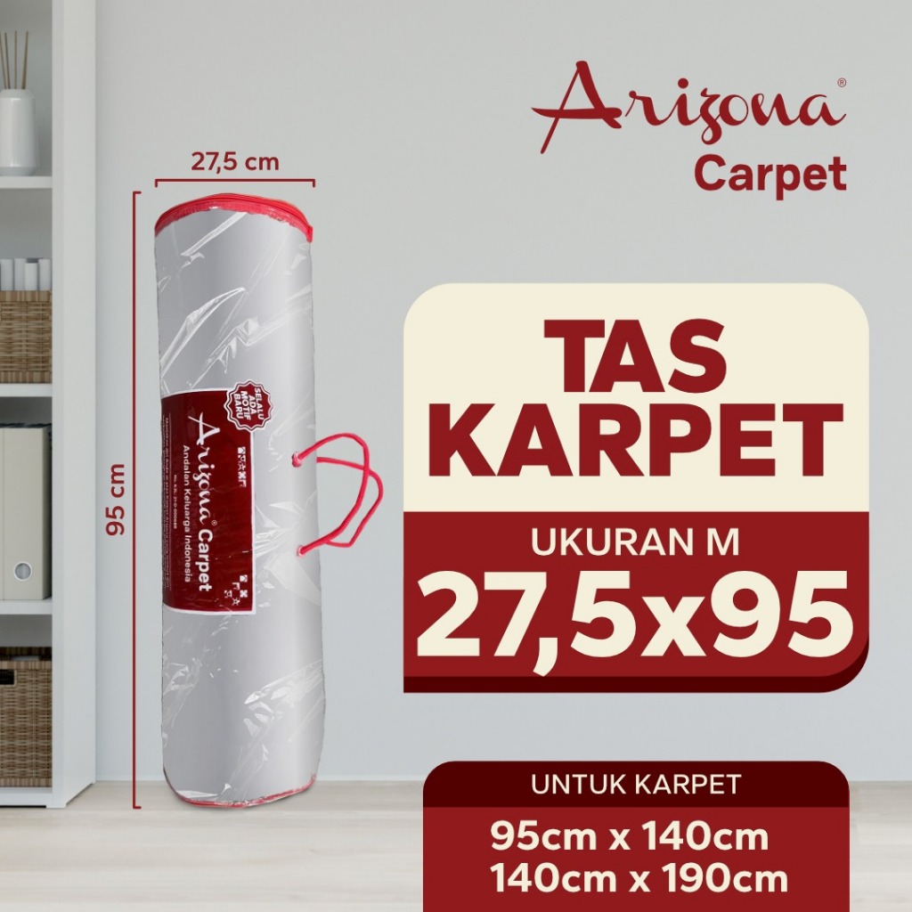 Arizona Carpet Tas Plastik Mika Pelindung Karpet