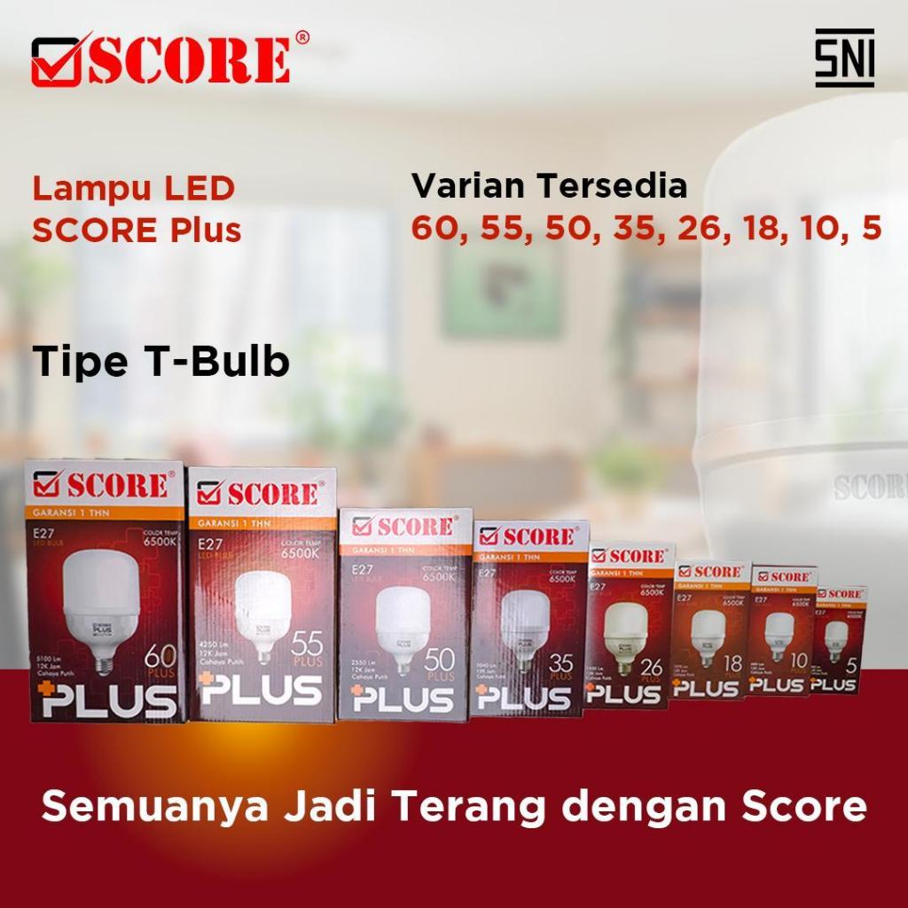 BOHLAM LED / LAMPU LED 5 WATT 10 PCS LAMPU SCORE PLUS 5 WATT GARANSI