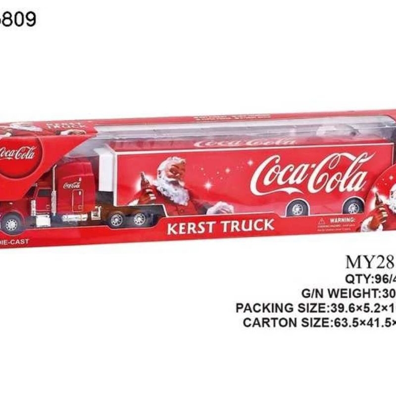 Diecast truck kontiner kenwort coca cola skala 64