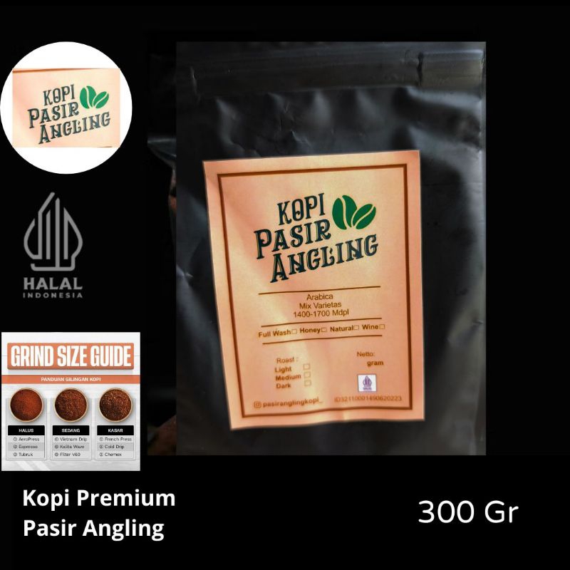 

Biji Kopi Bubuk Pasir Angling Arabica Coffe Bean Single Origin Grade1 Espresso Natural Honey Wine
