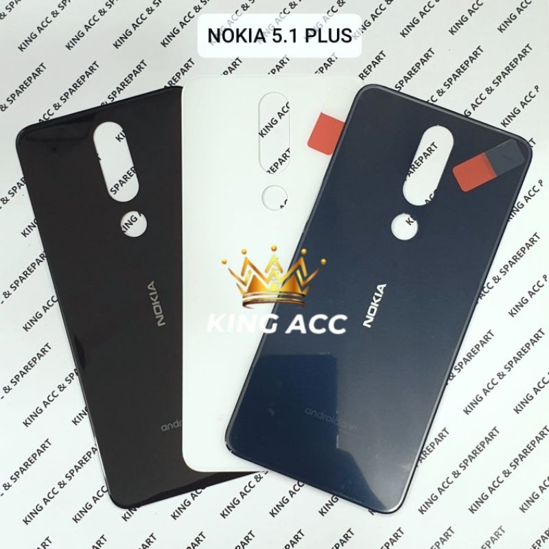 BACKDOOR BACKCASE BACKCOVER TUTUP BELAKANG CASING NOKIA X5 / NOKIA 5.1 PLUS