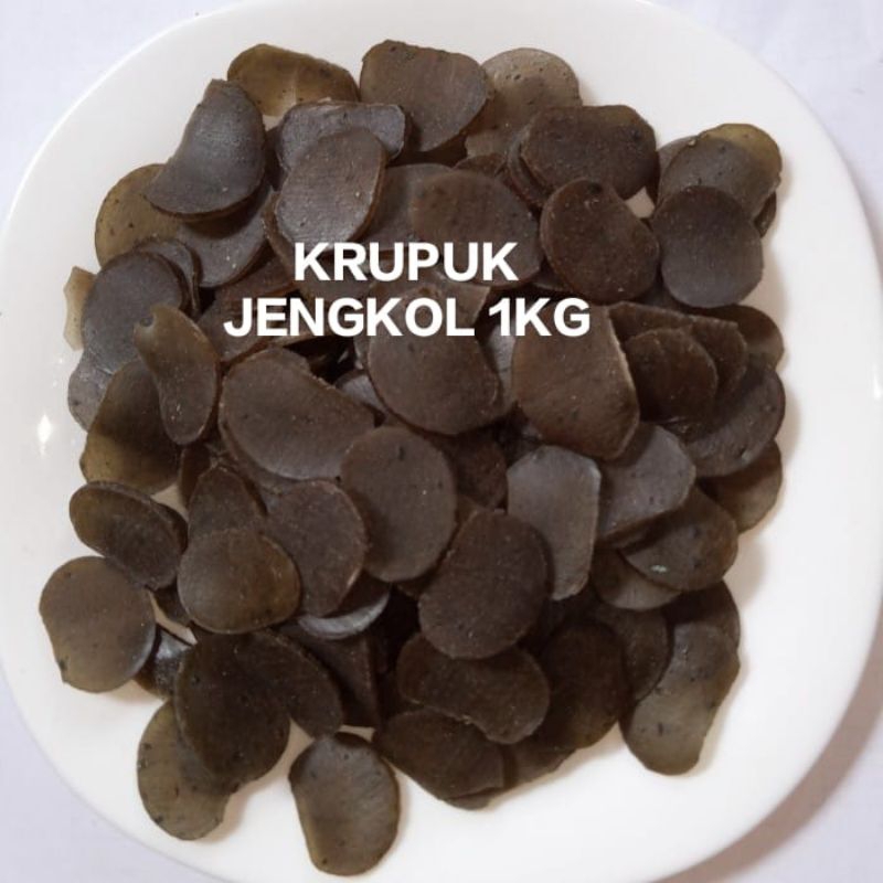 

Kerupuk jengkol mentah 1kg krupuk jengkol hitam