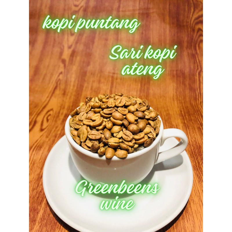 

greenbeens arabika kopi puntang by sari kopi ateng varian wine