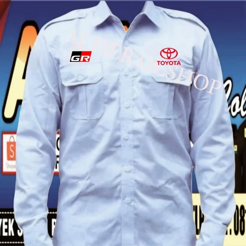 kemeja Toyota gr baju Toyota gr seragam Toyota gr Pdh Toyota gr kemeja kerja Toyota gr baju kerja To
