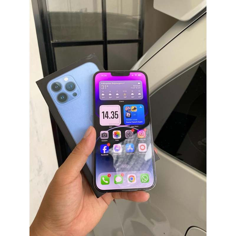 IPHONE 13 PRO MAX 128 RESMI IBOX SECOND