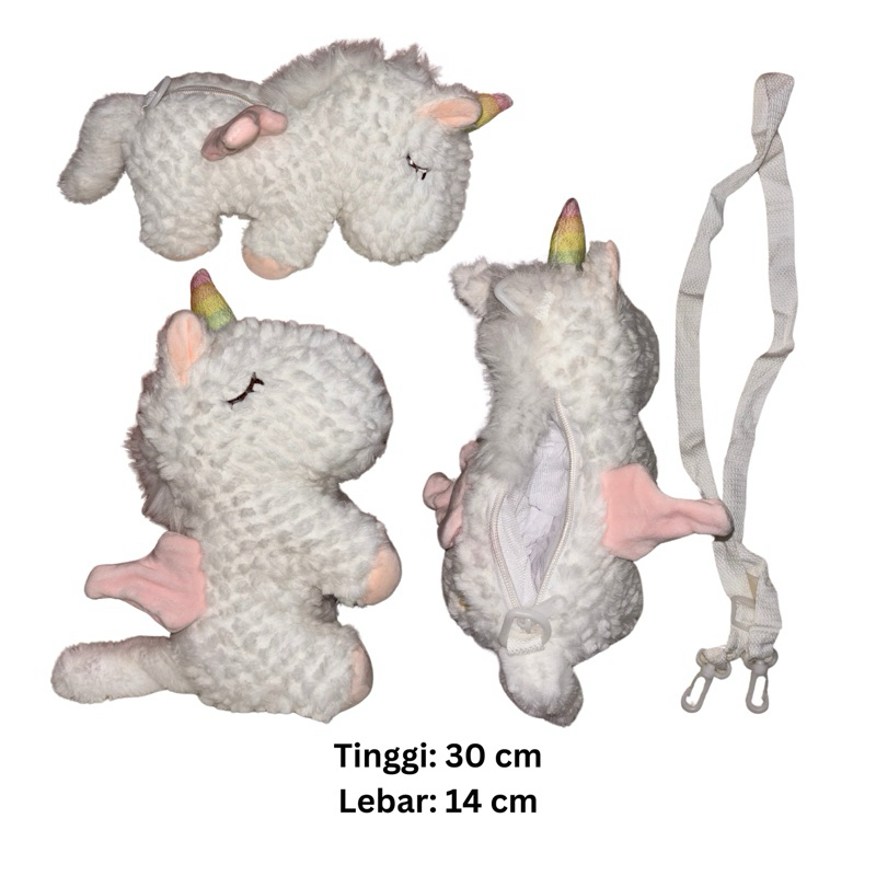 Tas Boneka Unicorn (Unicorn Purse Doll)