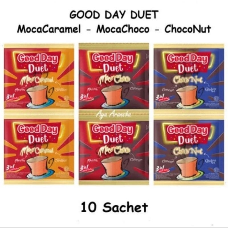 

Kopi Good Day Duet renceng 10 sachet