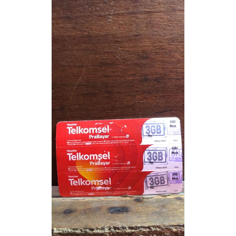 Vocer Telkomsel 3 GB 5 Hari Zona 2 dan 3 Kalimantan