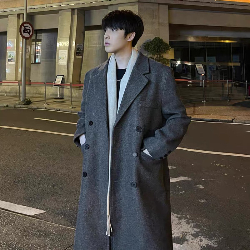 JOHAN WOL WINTER COAT | WINTER COAT PRIA MUSIM DINGIN IMPORT MUSIM GUGUR LAPIS TEBAL KOREA JEPAN MAN