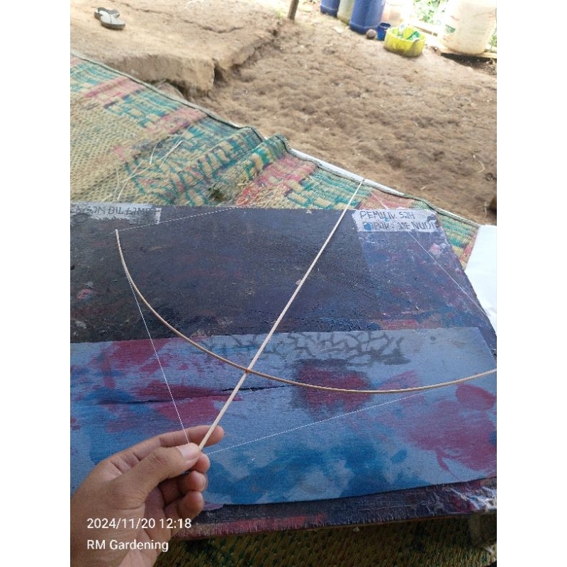 RANGKA LAYANGAN SUKHOI STANDAR 100 PCS BAMBU APUS UKURAN 57