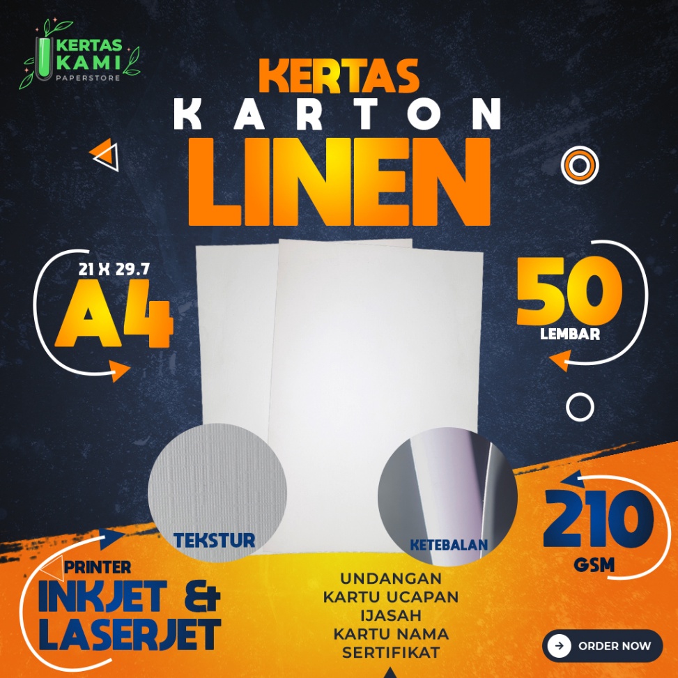 

KODE K33E Kertas Linen 21 gsm A4 isi 5 lembar Kertas Tebal Tekstur Kotak Putih A4 21 gram Kertas Undangan Karton Ijasah Sertifikat Kartu Ucapan ukuran A4