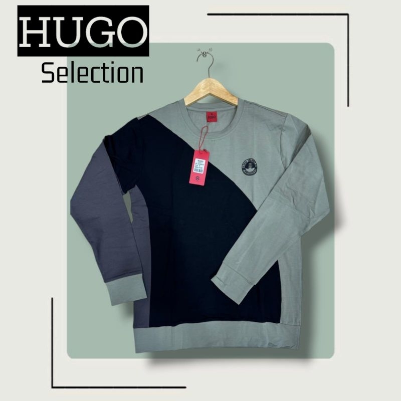 Baju Kaos Panjang Hugo Selection ORIGINAL 100%