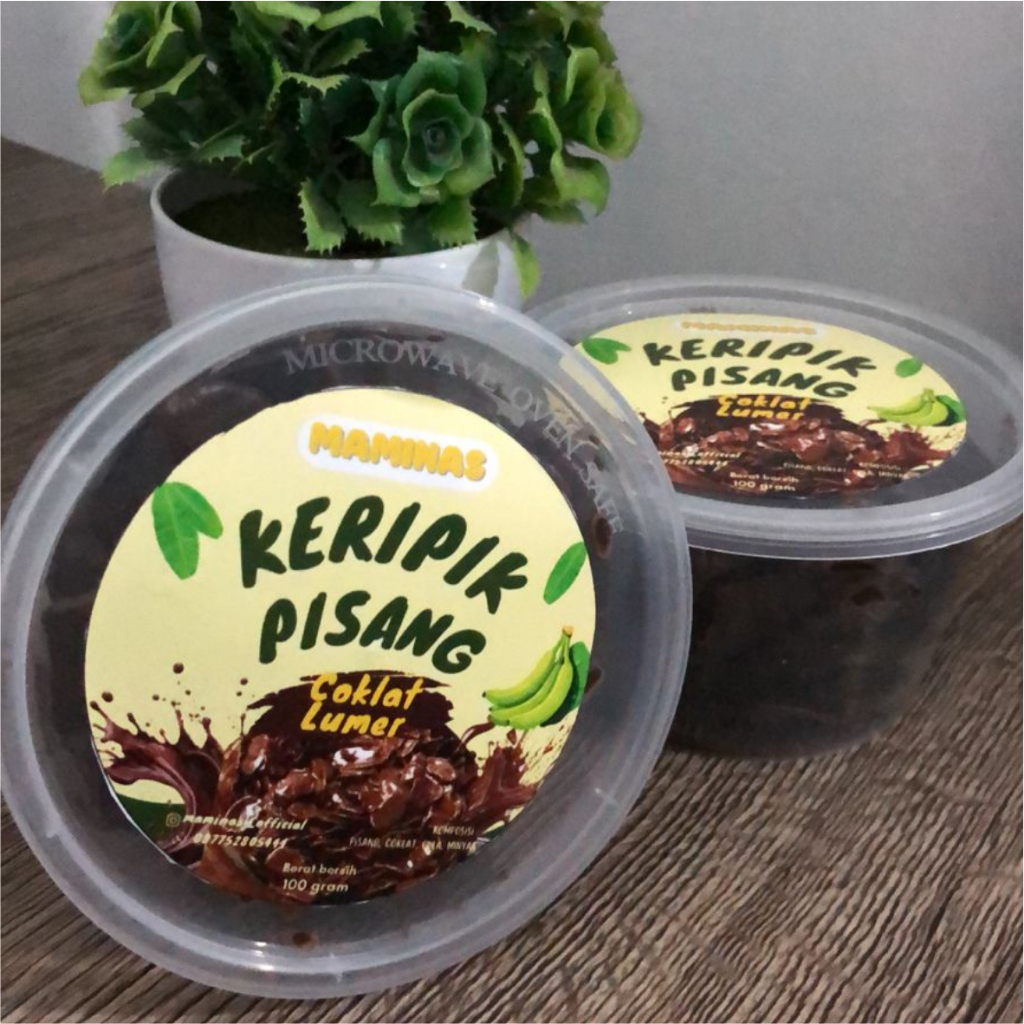 

Keripik Pisang Coklat Lumer Nyoklat Banget