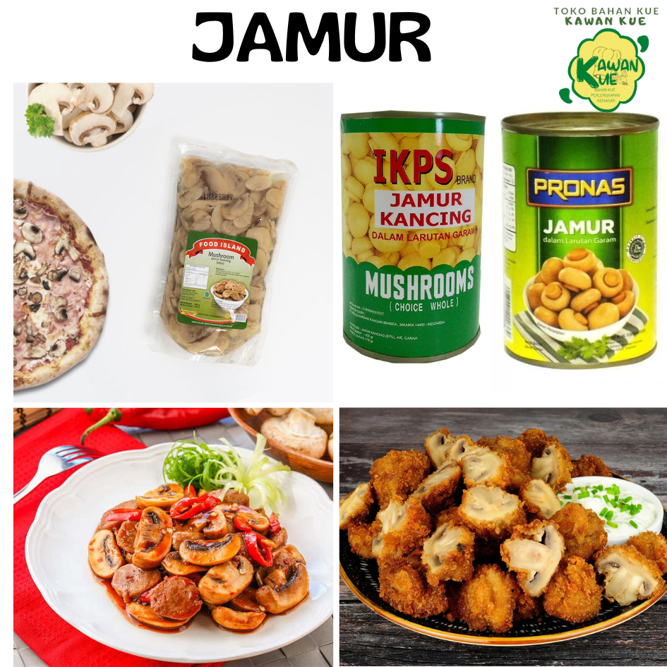 

JAMUR WHOLE POUCH / JAMUR KANCING KALENG