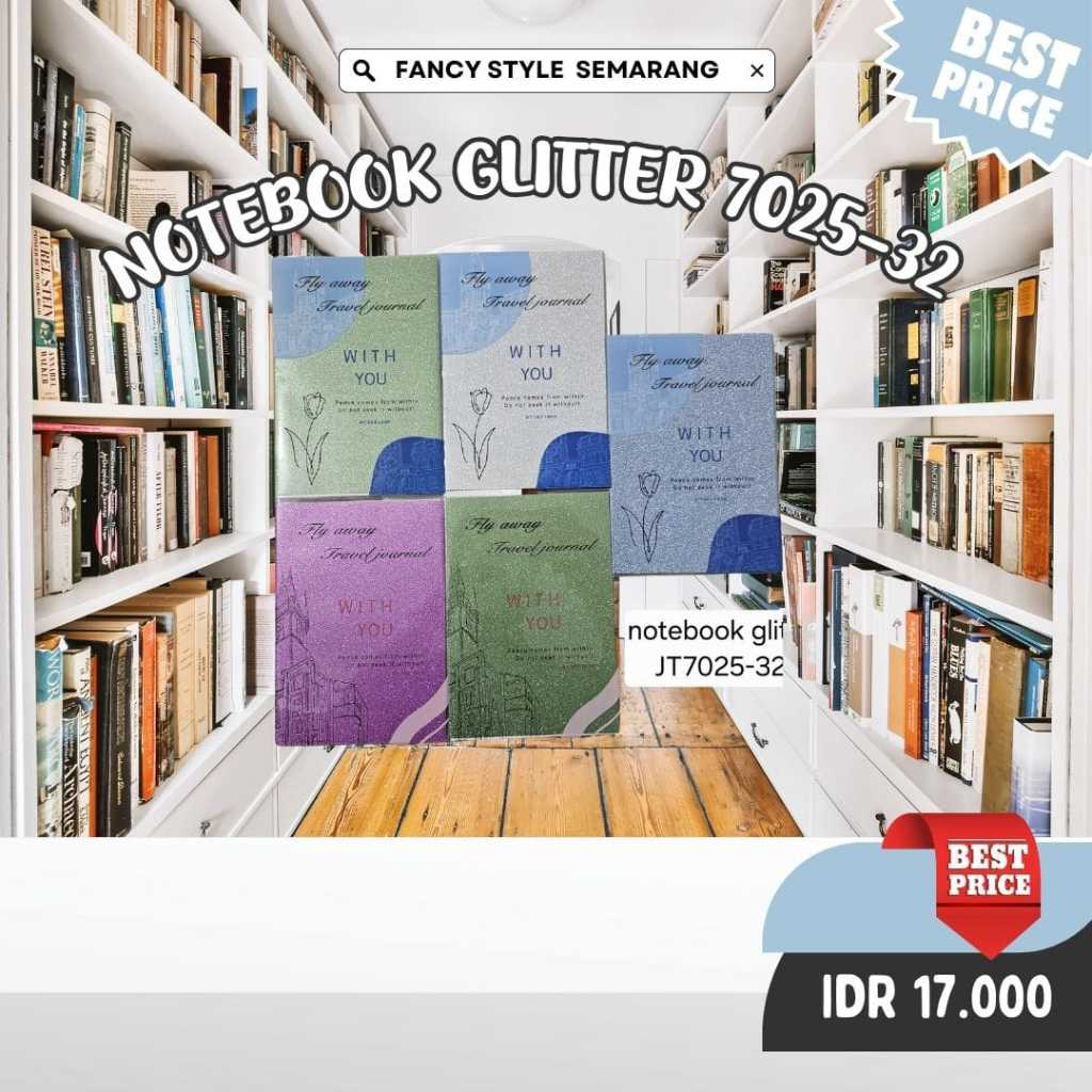 

NOTEBOOK GLITER FANCY KARTUN 208 X 145 MM