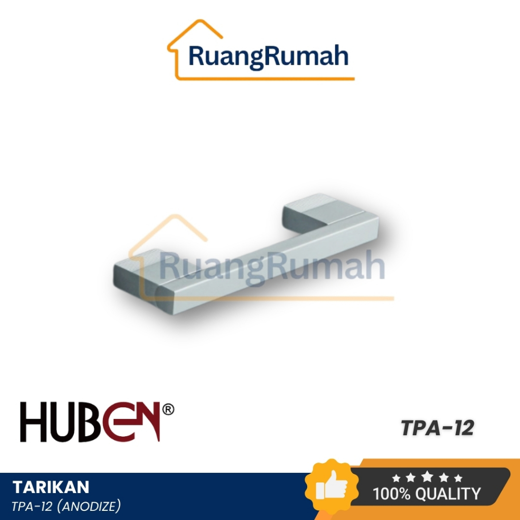 HUBEN TPA-12 Handle Pintu Lemari Tarikan Laci Gagang Pintu Minimalis Mewah Anodize Alumunium