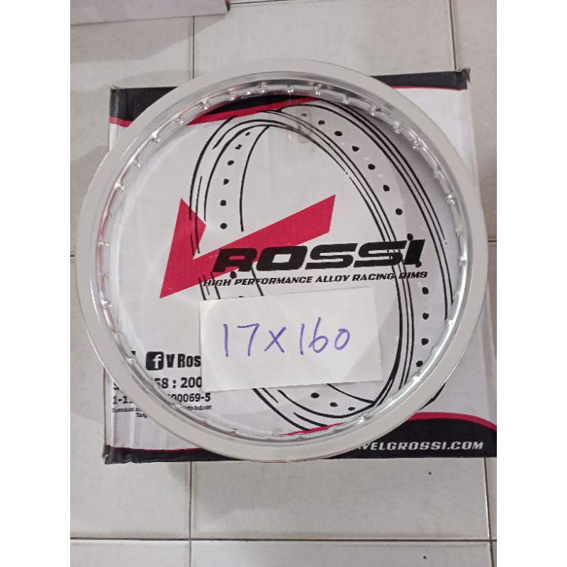 Lingkar Velg 17-160 Silver  Supra karisma Revo absolut blade legenda F1ZR Jupiterz mx Fu Sonic Vixio