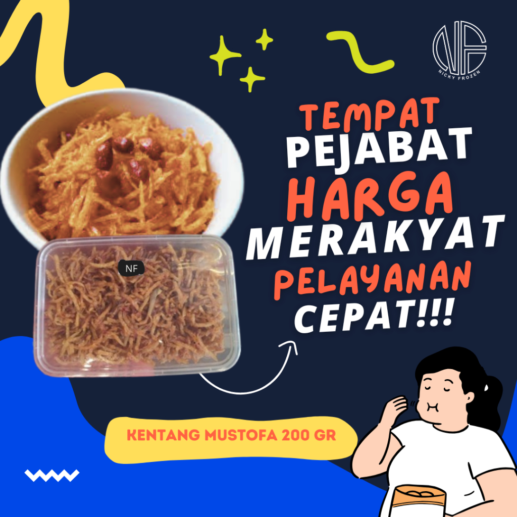 

NICKY FROZEN KENTANG MUSTOFA 200 GR