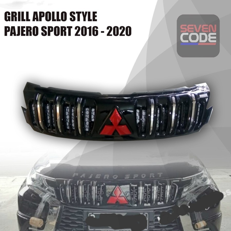 GRILL PAJERO SPORT 2016 - 2020 MODEL APOLLO / GRILL DEPAN PAJERO SPORT 2016 - 2020 APOLLO