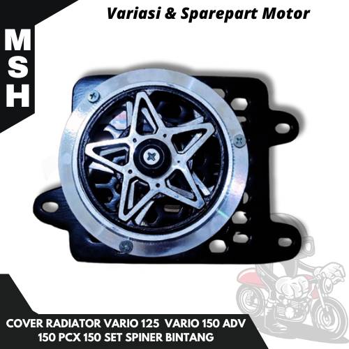 Desyallshop Cover Radiator Vario 125 Vario 150 Tutup Radiator Vario 125 Pcx 150 Adv 150 Set Spinner