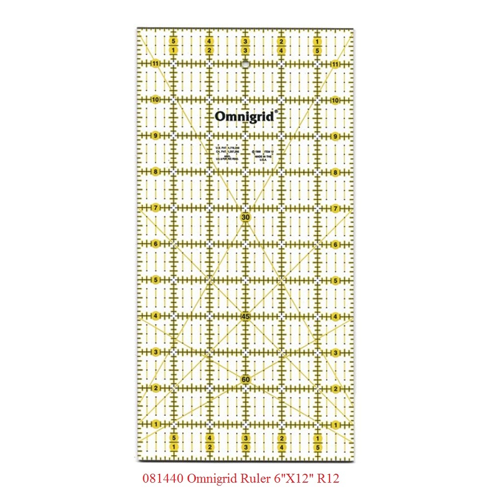 

Penggaris Omnigrid Ruler R12 6 X12 inch