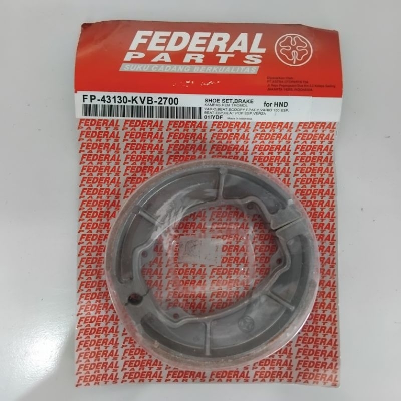 Kampas rem tromol Federal Beat