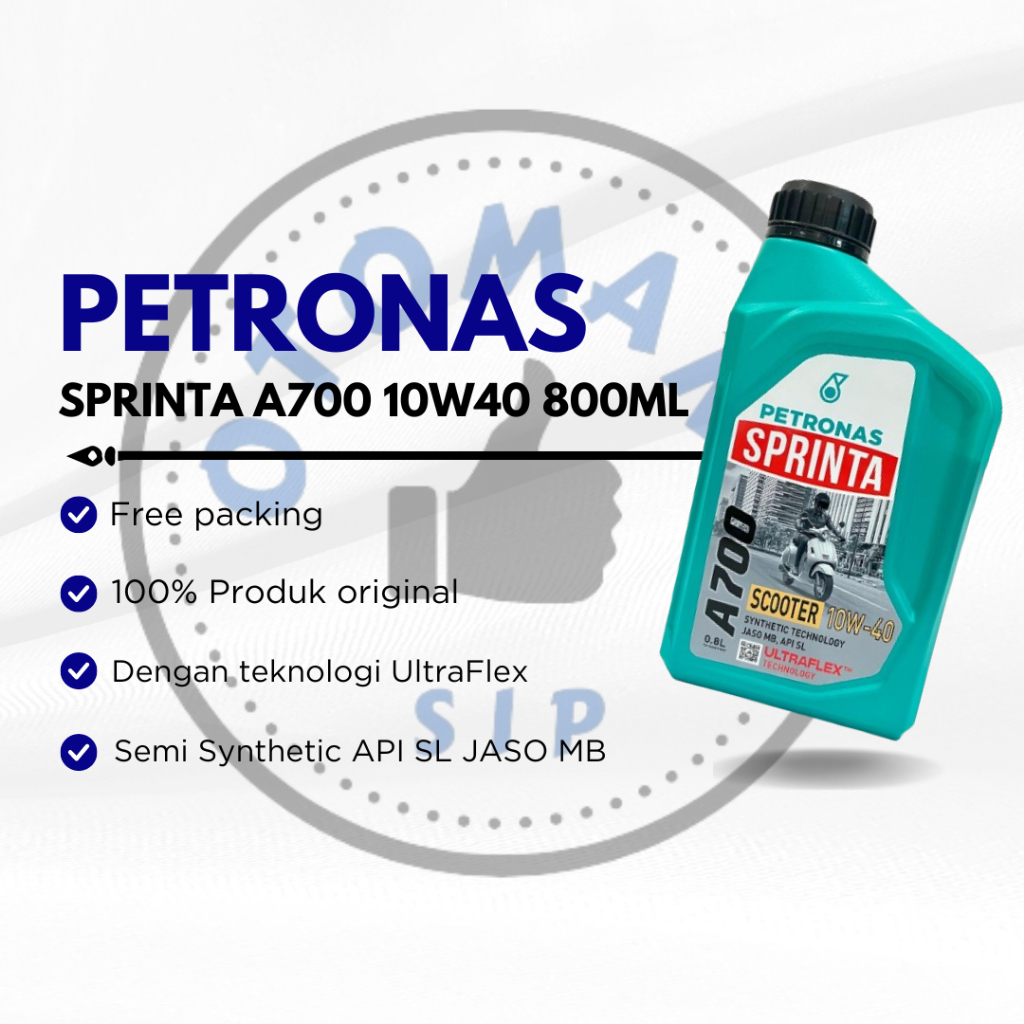 RK Oli Motor Vario Beat Mio Matic Petronas Sprinta A700 10w40 0.8L