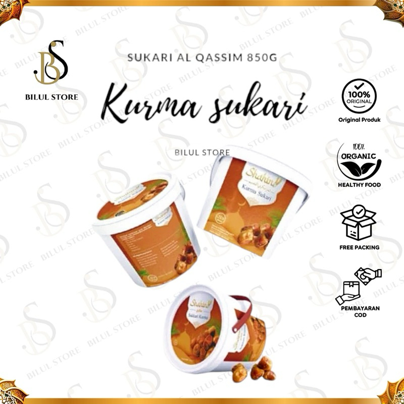 

KURMA PREMIUM SUKARI KEMASAN 850g