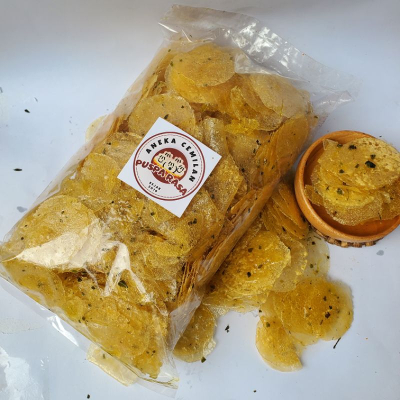 

Puspa Rasa keripik kaca Original Daun Jeruk 500gr
